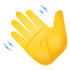 emoji signe de main (bonjour)